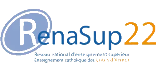 Logo Renasup 22, antenne des Cotes-d'Armor du reseau d'enseignement superieur