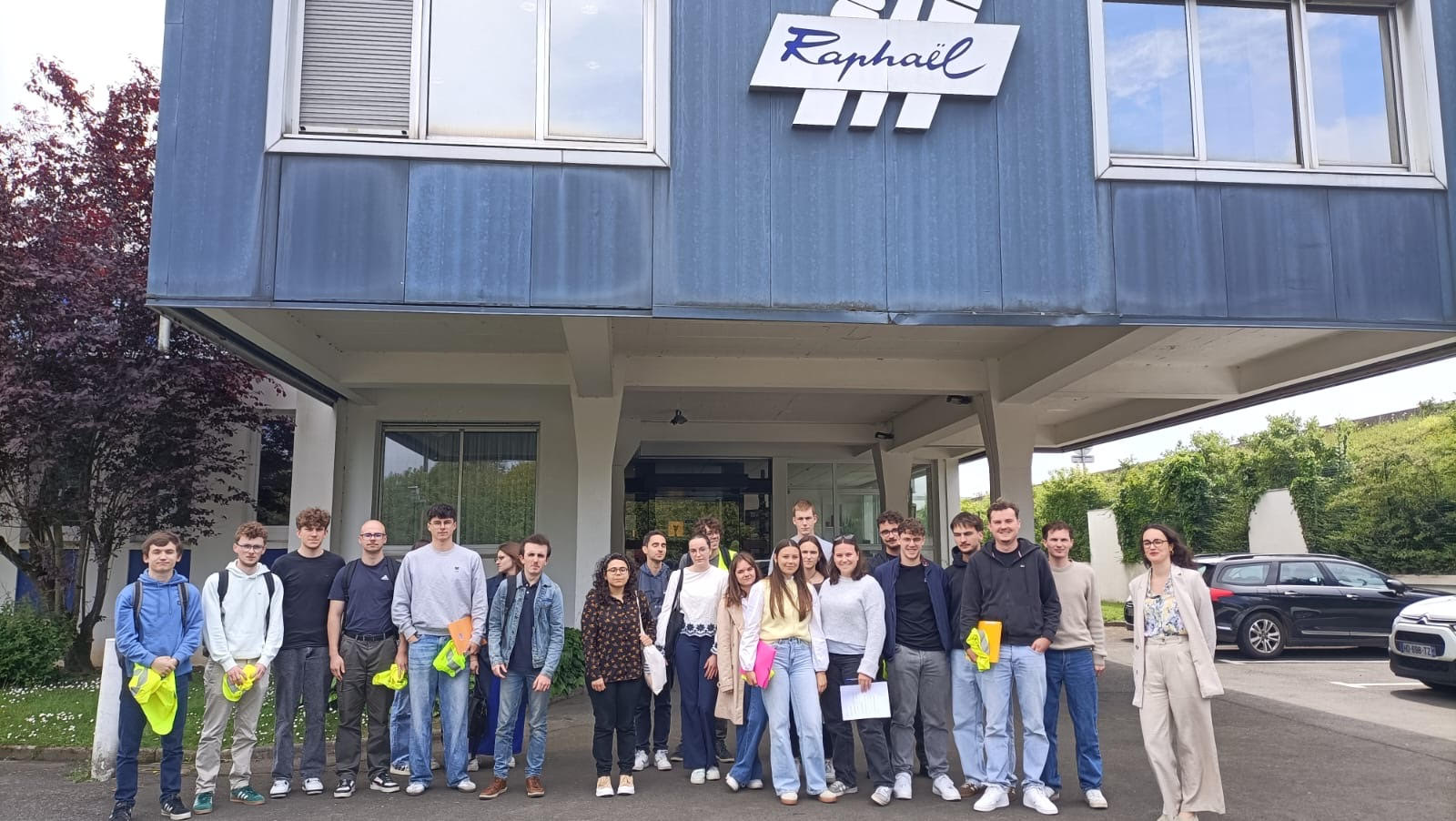 Photo de groupe des etudiants ambassadeurs du PSB Saint-Brieuc